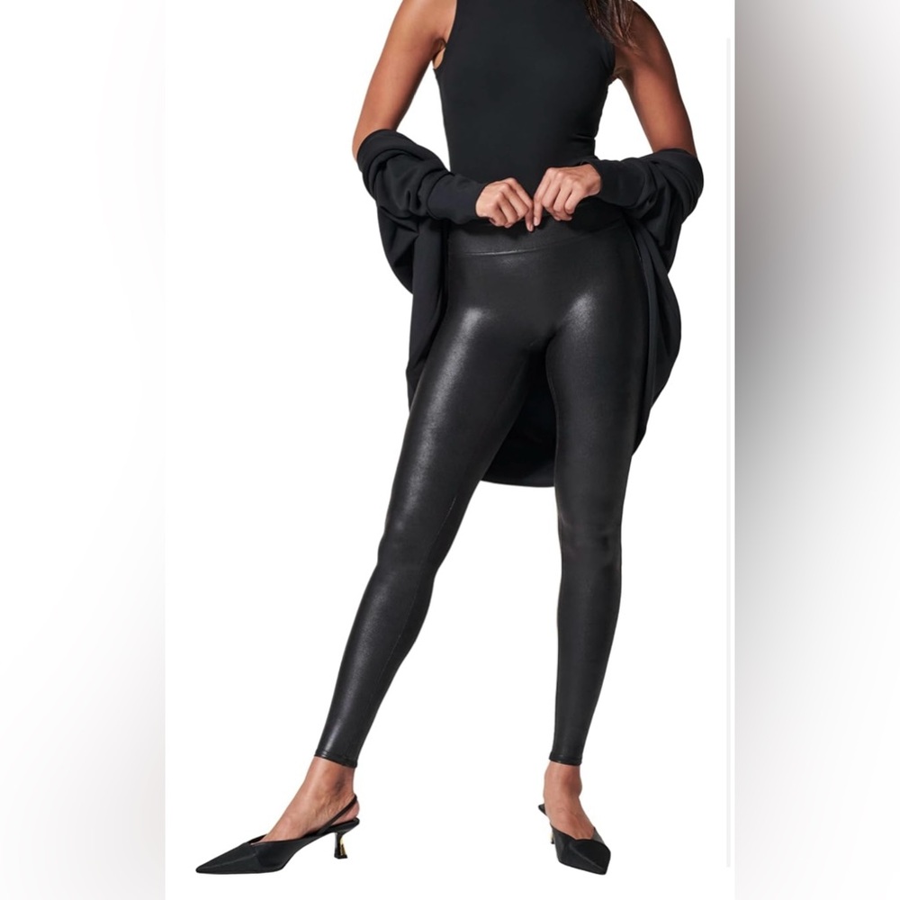XL SPANXshape faux leather leggings